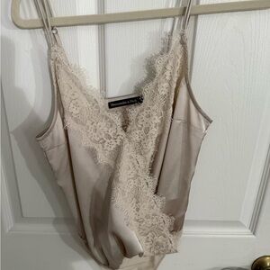 Abercrombie & Fitch Cream Lace Chemise